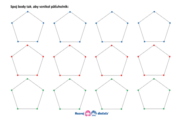 PDF - Spájanie bodov - Geometrické tvary - Image 3