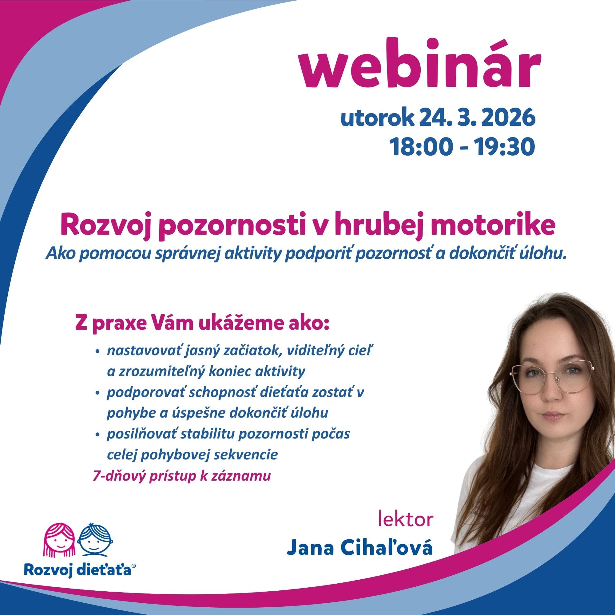 Webinár - Rozvoj pozornosti v hrubej motorike